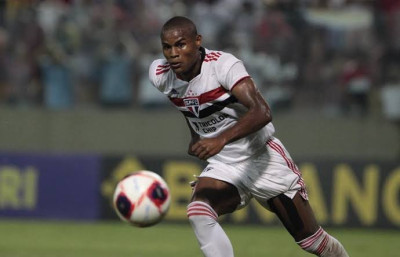 Lateral do São Paulo próximo do Coritiba