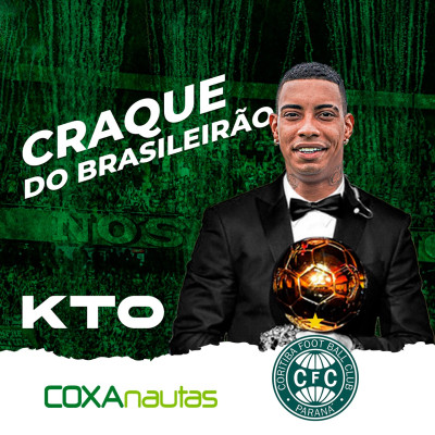 Alef Manga é o Craque KTO do Coritiba no Brasileirão