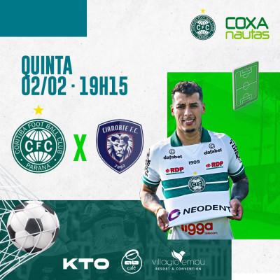 Em busca do bom futebol, Coritiba recebe o Cianorte