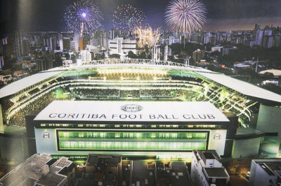 Coritiba apresenta estudo de modernização do Couto ao prefeito Rafael Greca