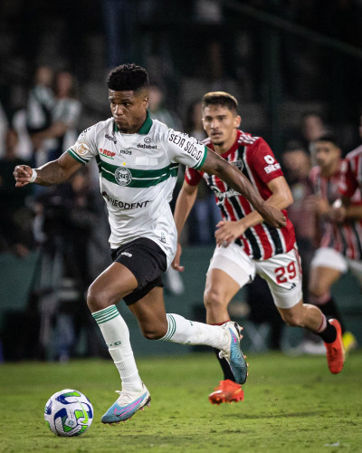 Empate contra o São Paulo faz Coritiba somar seu primeiro ponto no Brasileirão