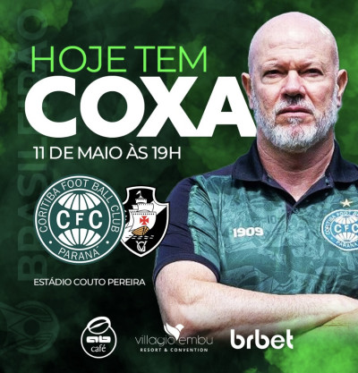 Em meio a grande pressão, Coritiba recebe o Vasco no Alto da Glória