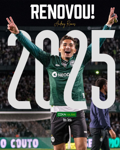 Andrey renova seu contrato com o Coritiba