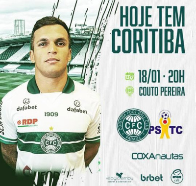 Coxa enfrenta o PSTC na primeira rodada do Paranaense.