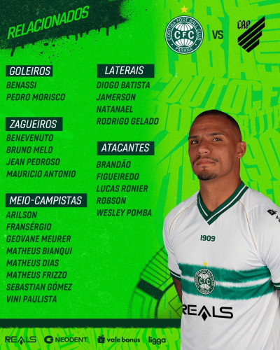 Natanael pode ser a novidade no Atletiba