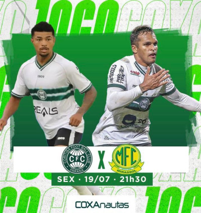 Coritiba recebe o Mirassol em noite de protesto no Alto da Glória