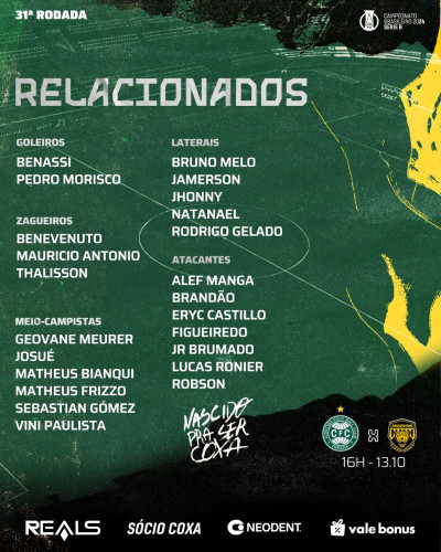 Alef Manga é relacionado para jogo contra o Amazonas