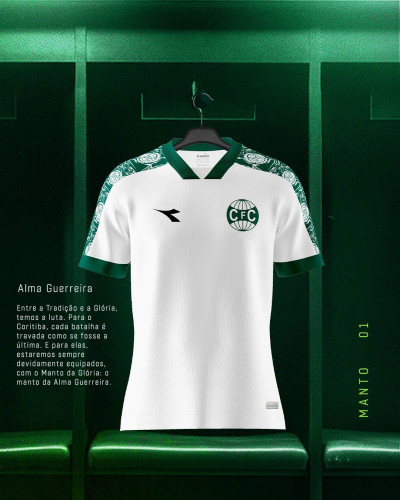 Torcedor já pode escolher a nova camisa do Coritiba