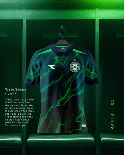 Torcedor já pode escolher a nova camisa do Coritiba