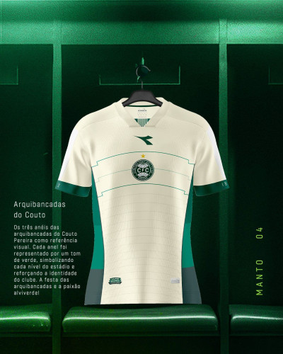 Torcedor já pode escolher a nova camisa do Coritiba