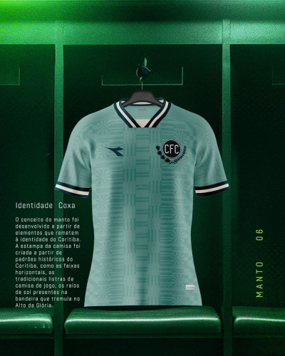Torcedor já pode escolher a nova camisa do Coritiba