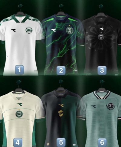 Torcedor já pode escolher a nova camisa do Coritiba