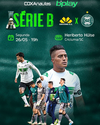 Coritiba precisa vencer fora para mostrar que quer subir