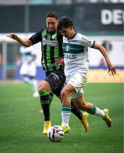 Coritiba perde para o América/MG e deixa a liderança da Série B