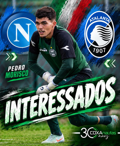 Napoli e Atalanta fazem propostas por Pedro Morisco